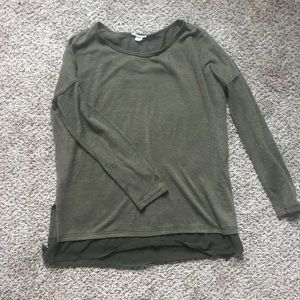 Olive green sweater